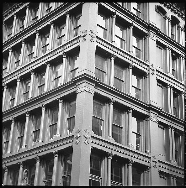 [88 Views of 19th Century Cast-Iron Warehouses in Downtown Manhattan, New York City, Commissioned by Architectural Forum Magazine for "The American Warehouse", Published April 1962], Walker Evans (American, St. Louis, Missouri 1903–1975 New Haven, Connecticut), Film negative
