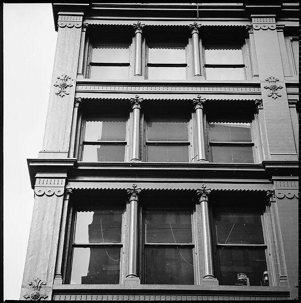 [88 Views of 19th Century Cast-Iron Warehouses in Downtown Manhattan, New York City, Commissioned by Architectural Forum Magazine for "The American Warehouse", Published April 1962], Walker Evans (American, St. Louis, Missouri 1903–1975 New Haven, Connecticut), Film negative