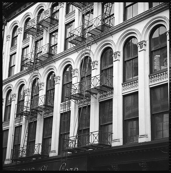 [88 Views of 19th Century Cast-Iron Warehouses in Downtown Manhattan, New York City, Commissioned by Architectural Forum Magazine for "The American Warehouse", Published April 1962], Walker Evans (American, St. Louis, Missouri 1903–1975 New Haven, Connecticut), Film negative