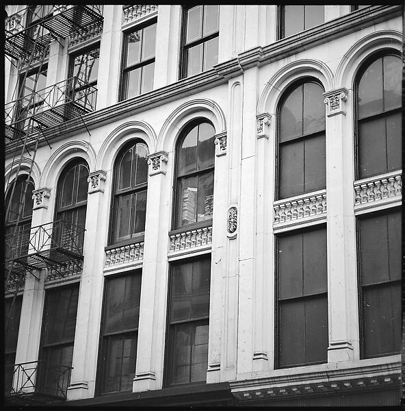 [88 Views of 19th Century Cast-Iron Warehouses in Downtown Manhattan, New York City, Commissioned by Architectural Forum Magazine for "The American Warehouse", Published April 1962], Walker Evans (American, St. Louis, Missouri 1903–1975 New Haven, Connecticut), Film negative