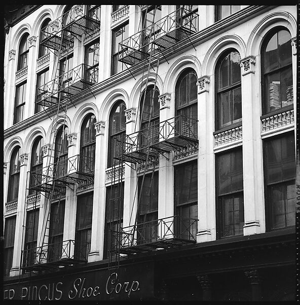 [88 Views of 19th Century Cast-Iron Warehouses in Downtown Manhattan, New York City, Commissioned by Architectural Forum Magazine for "The American Warehouse", Published April 1962], Walker Evans (American, St. Louis, Missouri 1903–1975 New Haven, Connecticut), Film negative