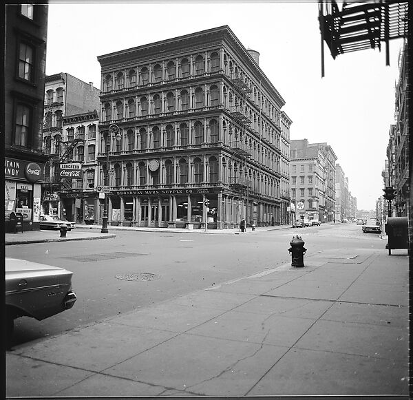 [88 Views of 19th Century Cast-Iron Warehouses in Downtown Manhattan, New York City, Commissioned by Architectural Forum Magazine for "The American Warehouse", Published April 1962], Walker Evans (American, St. Louis, Missouri 1903–1975 New Haven, Connecticut), Film negative