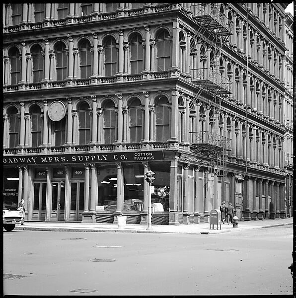 [88 Views of 19th Century Cast-Iron Warehouses in Downtown Manhattan, New York City, Commissioned by Architectural Forum Magazine for "The American Warehouse", Published April 1962], Walker Evans (American, St. Louis, Missouri 1903–1975 New Haven, Connecticut), Film negative
