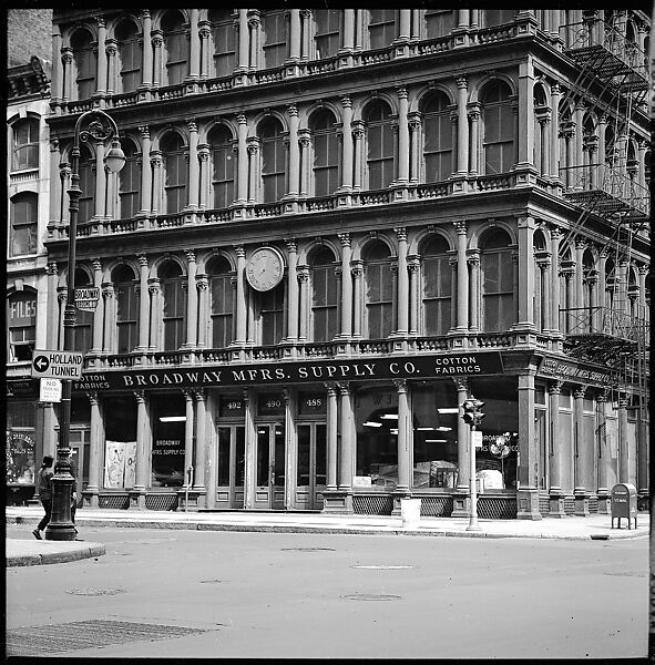 [88 Views of 19th Century Cast-Iron Warehouses in Downtown Manhattan, New York City, Commissioned by Architectural Forum Magazine for "The American Warehouse", Published April 1962], Walker Evans (American, St. Louis, Missouri 1903–1975 New Haven, Connecticut), Film negative
