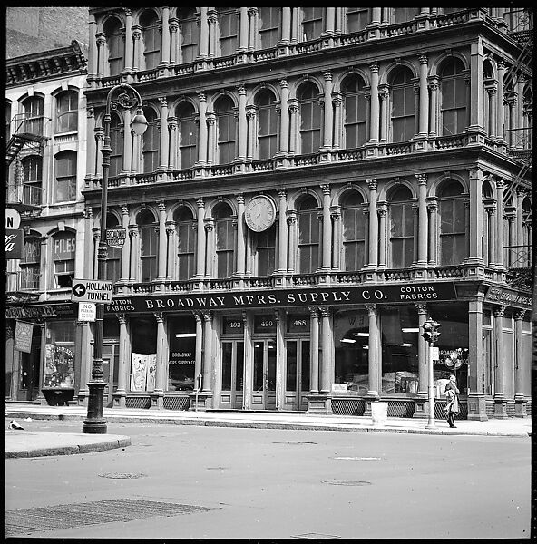 [88 Views of 19th Century Cast-Iron Warehouses in Downtown Manhattan, New York City, Commissioned by Architectural Forum Magazine for "The American Warehouse", Published April 1962], Walker Evans (American, St. Louis, Missouri 1903–1975 New Haven, Connecticut), Film negative