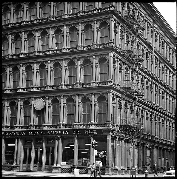 [88 Views of 19th Century Cast-Iron Warehouses in Downtown Manhattan, New York City, Commissioned by Architectural Forum Magazine for "The American Warehouse", Published April 1962], Walker Evans (American, St. Louis, Missouri 1903–1975 New Haven, Connecticut), Film negative