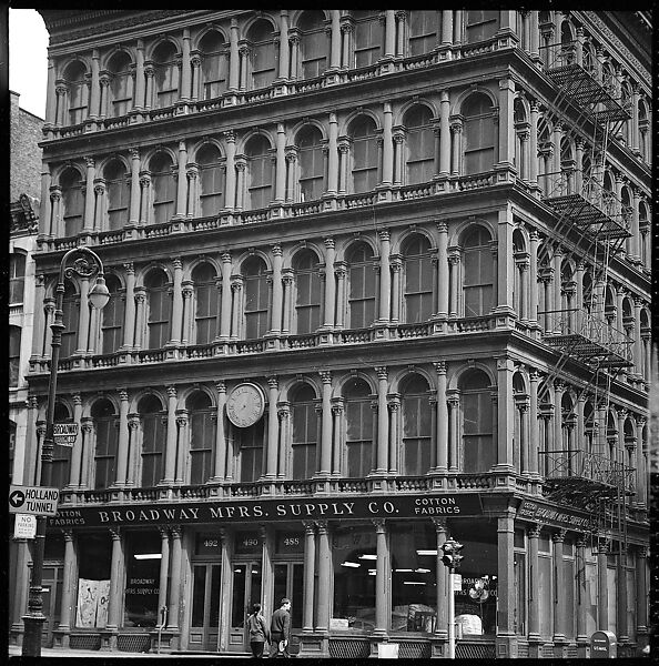 [88 Views of 19th Century Cast-Iron Warehouses in Downtown Manhattan, New York City, Commissioned by Architectural Forum Magazine for "The American Warehouse", Published April 1962], Walker Evans (American, St. Louis, Missouri 1903–1975 New Haven, Connecticut), Film negative