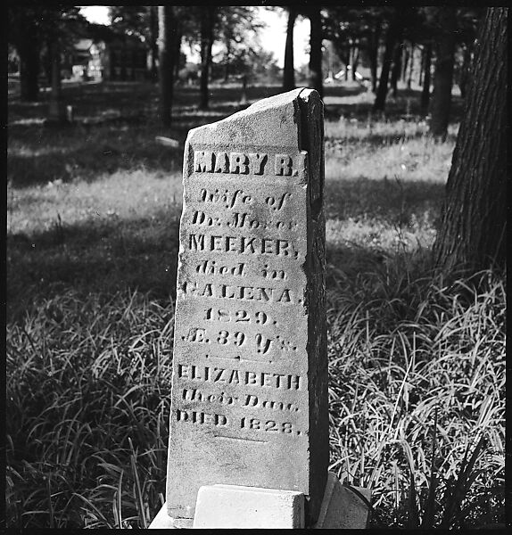 [151 Views of Rural and Suburban Illinois, Including: Farmlands and Architecture, Graveyards, Galena Scenes, Portraits of Suzette Morton Hamill, and Glencoe House, Lake Forest], Walker Evans (American, St. Louis, Missouri 1903–1975 New Haven, Connecticut), Film negative