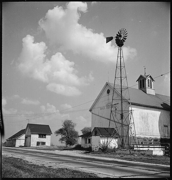 [151 Views of Rural and Suburban Illinois, Including: Farmlands and Architecture, Graveyards, Galena Scenes, Portraits of Suzette Morton Hamill, and Glencoe House, Lake Forest], Walker Evans (American, St. Louis, Missouri 1903–1975 New Haven, Connecticut), Film negative