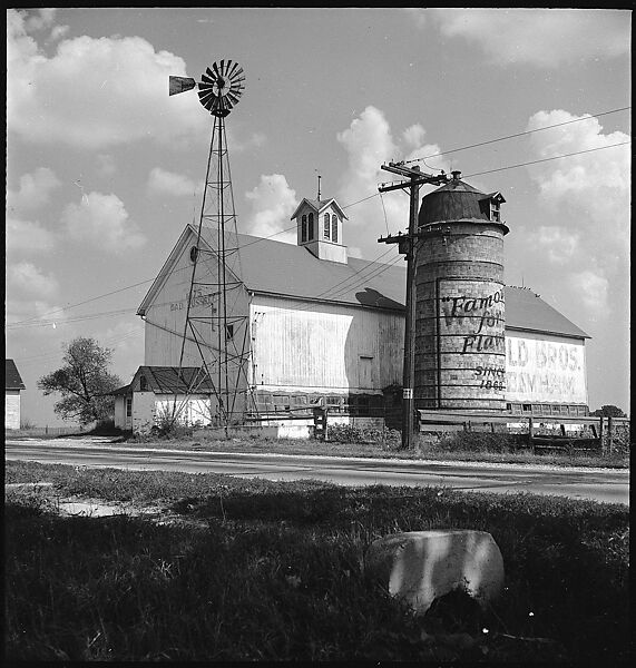 [151 Views of Rural and Suburban Illinois, Including: Farmlands and Architecture, Graveyards, Galena Scenes, Portraits of Suzette Morton Hamill, and Glencoe House, Lake Forest], Walker Evans (American, St. Louis, Missouri 1903–1975 New Haven, Connecticut), Film negative