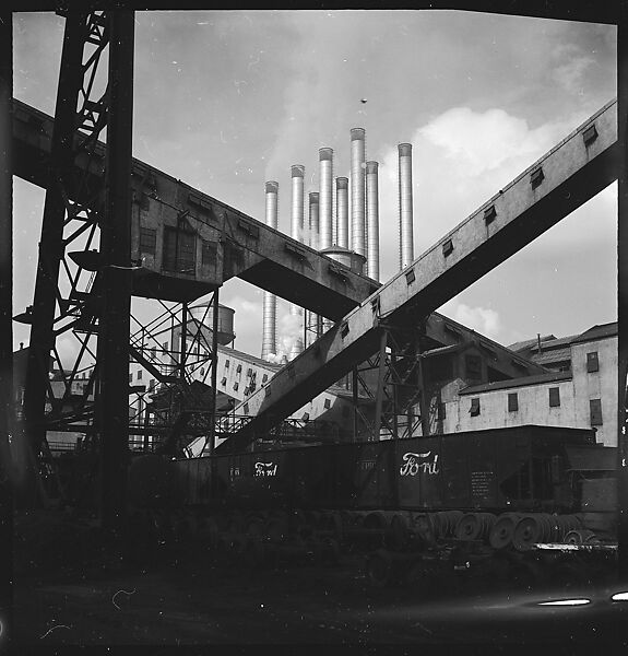 [194 Views of Ford River Rouge Automobile Plant, Dearborn, Michigan, Including: Industrial Architecture, Factory Workers, Plant Interiors,, Walker Evans (American, St. Louis, Missouri 1903–1975 New Haven, Connecticut), Film negative