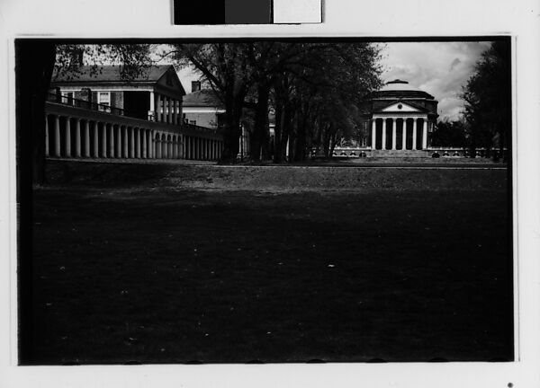 [Five 35mm Film Frames: University of Virginia, Charlottesville, Virginia], Walker Evans (American, St. Louis, Missouri 1903–1975 New Haven, Connecticut), Film negative