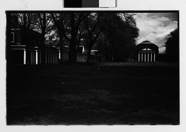 [One 35mm Film Frame: University of Virginia, Charlottesville, Virginia], Walker Evans (American, St. Louis, Missouri 1903–1975 New Haven, Connecticut), Film negative