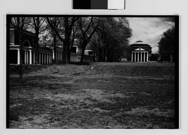 [One 35mm Film Frame: University of Virginia, Charlottesville, Virginia], Walker Evans (American, St. Louis, Missouri 1903–1975 New Haven, Connecticut), Film negative