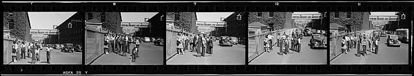[638 Views of Bridgeport, Connecticut, Commissioned by Fortune Magazine for "In Bridgeport's War Factories," Published September, Walker Evans (American, St. Louis, Missouri 1903–1975 New Haven, Connecticut), Film negative