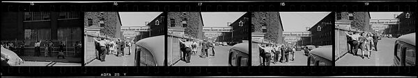 [638 Views of Bridgeport, Connecticut, Commissioned by Fortune Magazine for "In Bridgeport's War Factories," Published September, Walker Evans (American, St. Louis, Missouri 1903–1975 New Haven, Connecticut), Film negative