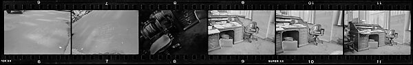 [47 Studies of Office Interiors, Commissioned by Fortune Magazine for "Vintage Office Furniture", Published August 1953, Including Some Studies of Boston Residence, Park, and Street Furniture], Walker Evans (American, St. Louis, Missouri 1903–1975 New Haven, Connecticut), Film negative