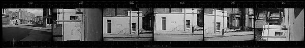 [118 Views and Studies of London Streets, Street Scenes, Transportation, and Architectural Details, and Related Views of Dorset, Commissioned by Architectural Forum Magazine for "The London Look", Published April 1958], Walker Evans (American, St. Louis, Missouri 1903–1975 New Haven, Connecticut), Film negative