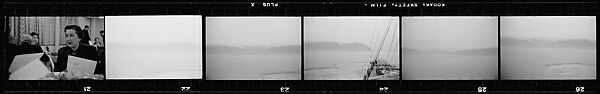 [110 Views and Studies of and From La Liberté Ocean Liner, Related to Architectural Forum Portfolio "Ship Shapes and Shadows", Published October 1958], Walker Evans (American, St. Louis, Missouri 1903–1975 New Haven, Connecticut), Film negative