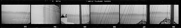 [110 Views and Studies of and From La Liberté Ocean Liner, Related to Architectural Forum Portfolio "Ship Shapes and Shadows", Published October 1958], Walker Evans (American, St. Louis, Missouri 1903–1975 New Haven, Connecticut), Film negative