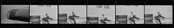[110 Views and Studies of and From La Liberté Ocean Liner, Related to Architectural Forum Portfolio "Ship Shapes and Shadows", Published October 1958], Walker Evans (American, St. Louis, Missouri 1903–1975 New Haven, Connecticut), Film negative