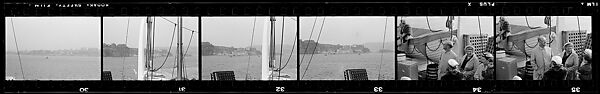 [110 Views and Studies of and From La Liberté Ocean Liner, Related to Architectural Forum Portfolio "Ship Shapes and Shadows", Published October 1958], Walker Evans (American, St. Louis, Missouri 1903–1975 New Haven, Connecticut), Film negative
