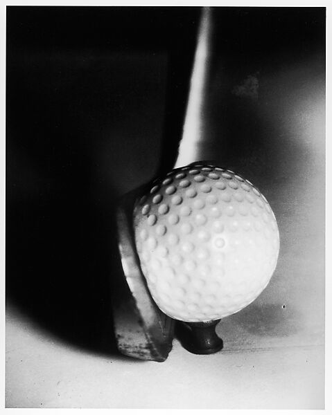[Detail of Golf Club Hitting Ball], Harold Edgerton (American, 1903–1990), Gelatin silver print 