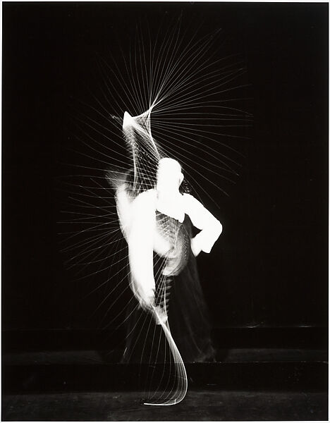 Fencer: Making the Foil Blade Fly, Harold Edgerton (American, 1903–1990), Gelatin silver print 
