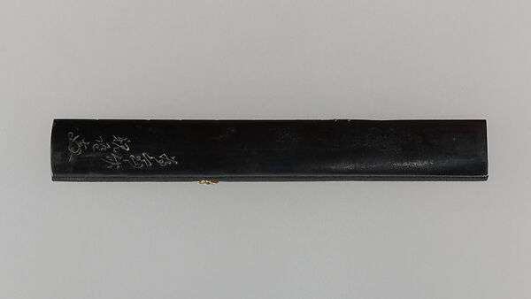 Knife Handle (Kozuka), Copper-gold alloy (shakudō), silver, gold, copper, Japanese