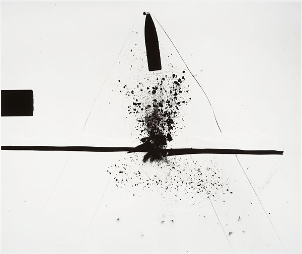 [Bullet Passing Through Plexiglas], Harold Edgerton (American, 1903–1990), Gelatin silver print 