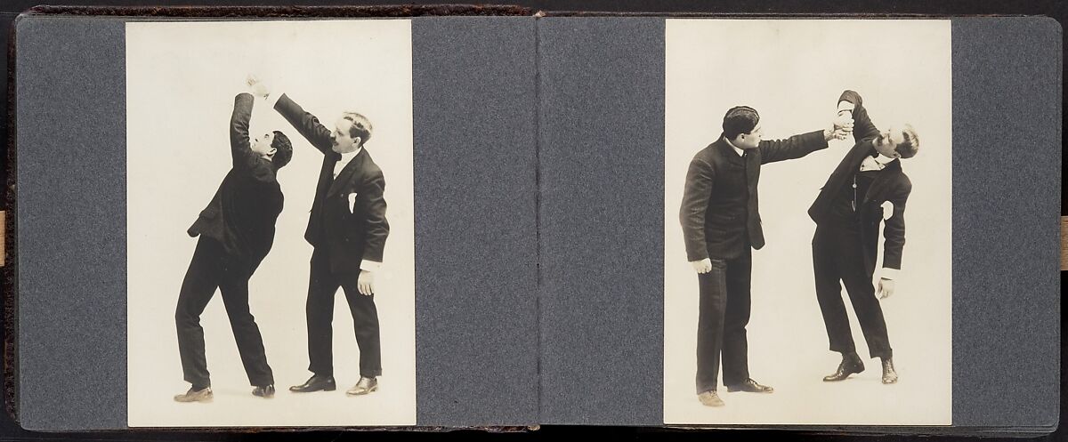[Album of 67 Photographic Studies of Self-Defense Maneuvers], Unknown, Gelatin silver print