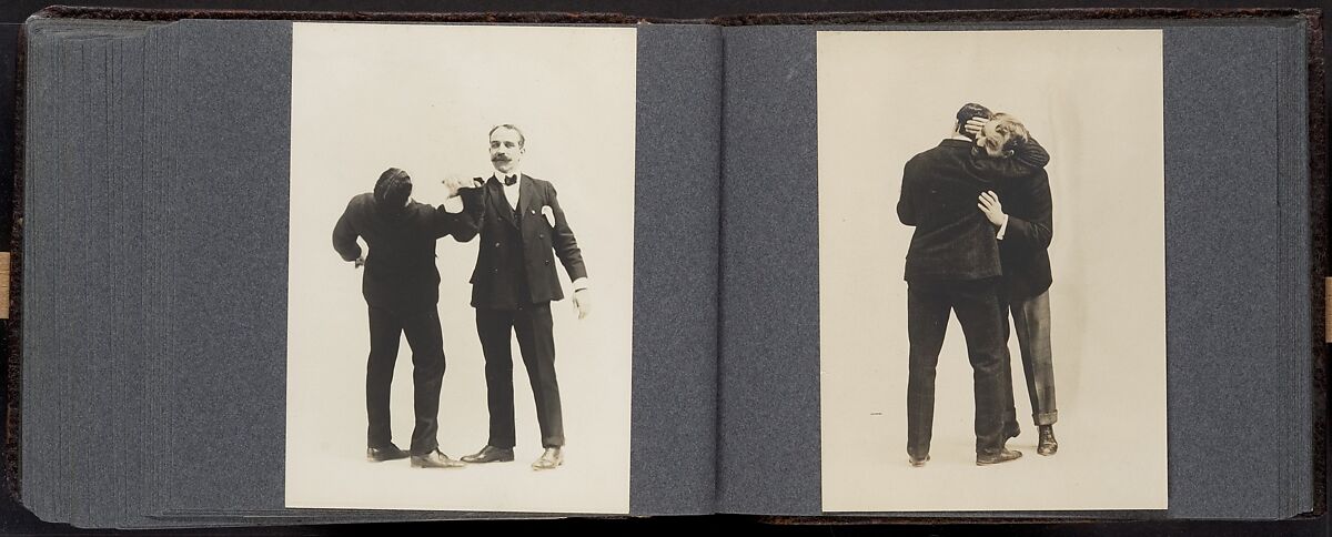 [Album of 67 Photographic Studies of Self-Defense Maneuvers], Unknown, Gelatin silver print