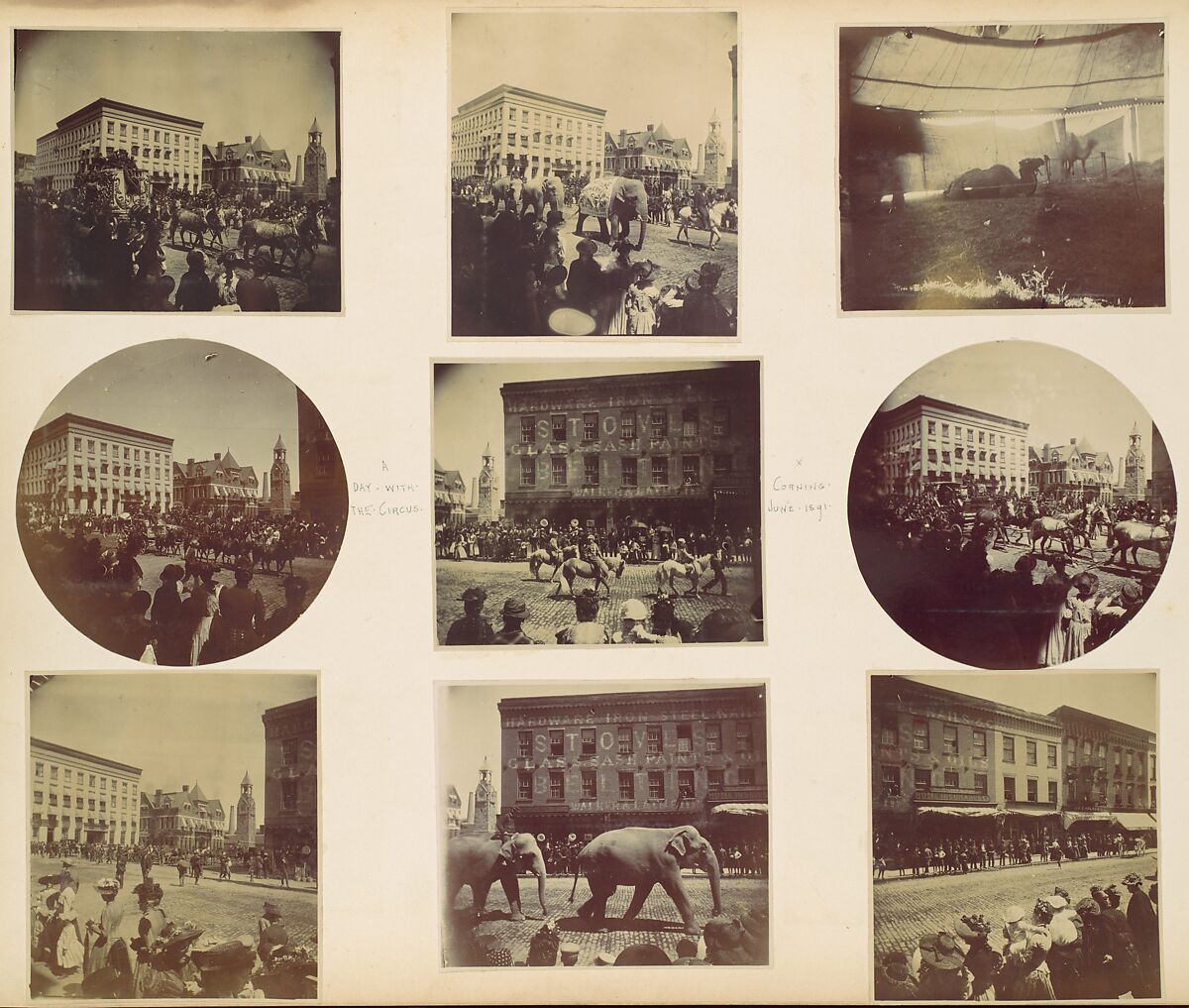 [Amateur Snapshot Album], Unknown (American), Cyanotypes; gelatin silver prints