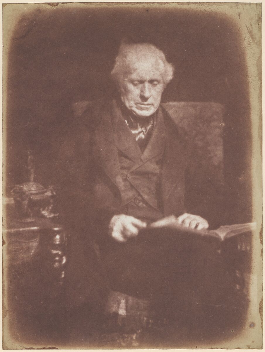 Sir David Brewster, Hill and Adamson  British, Scottish, Salted paper print from paper negative