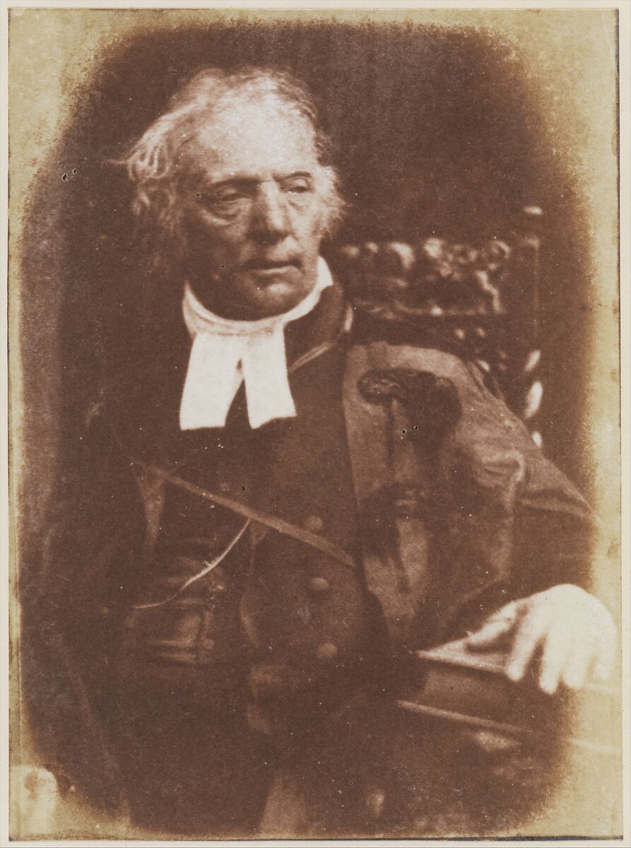 Rev. Dr. Thomas Chalmers, Hill and Adamson (British, active 1843–1848), Salted paper print from paper negative 
