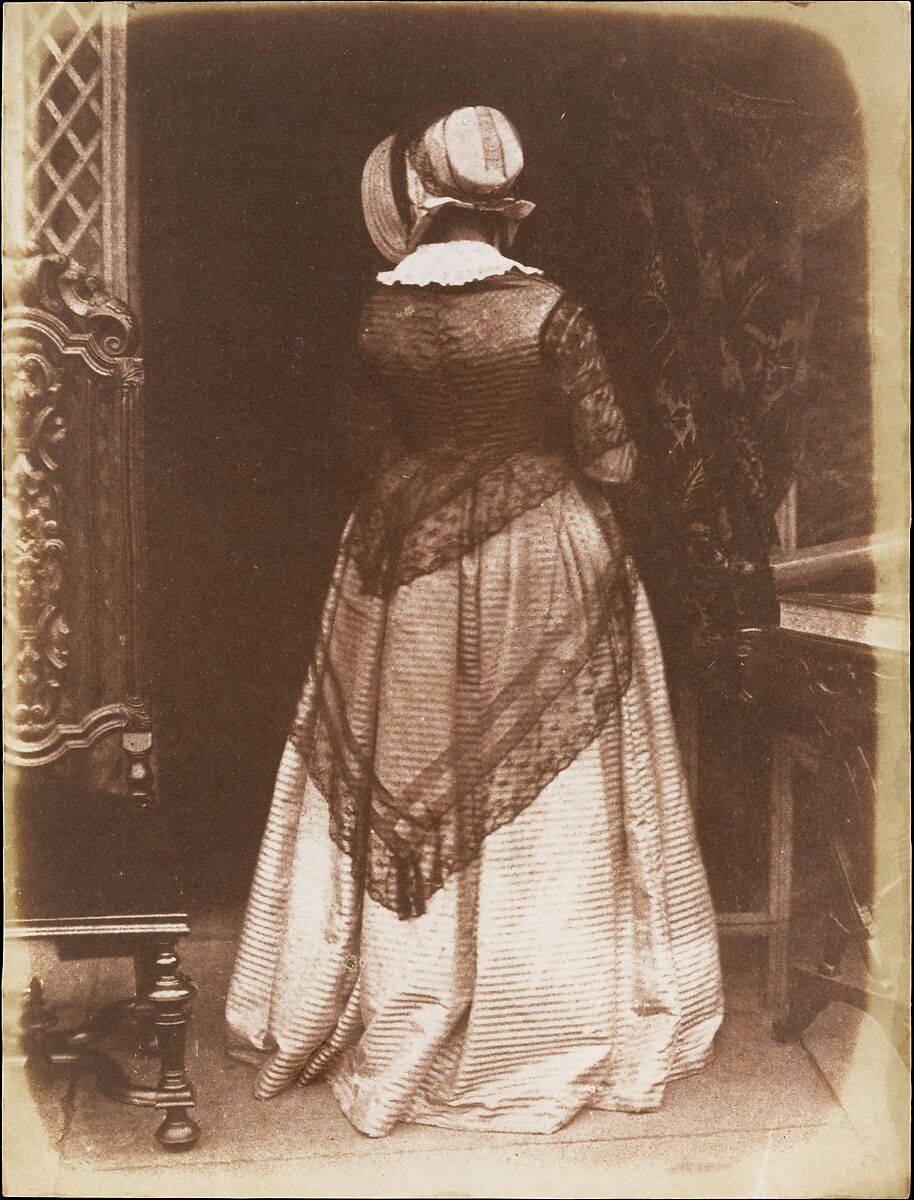 Lady Ruthven, Hill and Adamson  British, Scottish, Salted paper print from paper negative