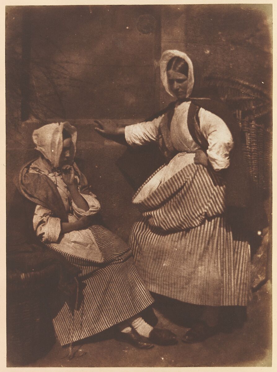 [Newhaven Fishwives], Hill and Adamson (British, active 1843–1848), Salted paper print from paper negative 