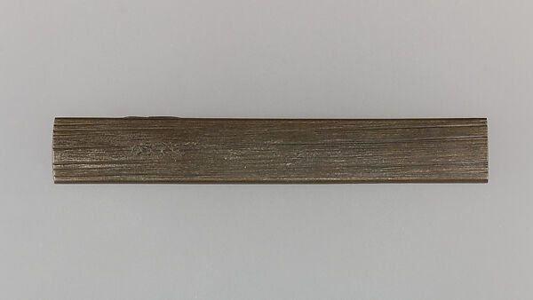 Knife Handle (Kozuka), Copper-silver alloy (shibuichi), gold, silver, copper, Japanese