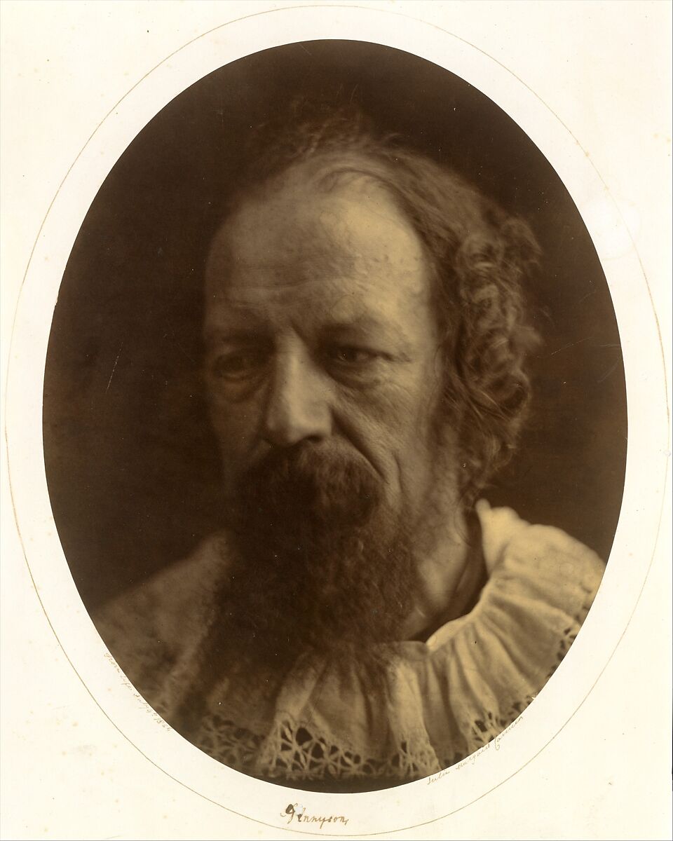 Alfred, Lord Tennyson, Julia Margaret Cameron (British (born India), Calcutta 1815–1879 Kalutara, Ceylon), Albumen silver print from glass negative 