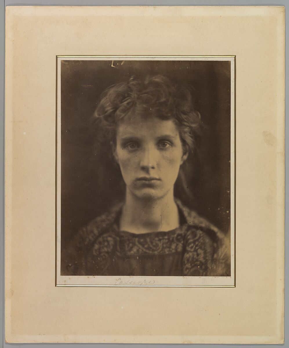Cassiopeia, Julia Margaret Cameron (British (born India), Calcutta 1815–1879 Kalutara, Ceylon), Albumen silver print from glass negative 