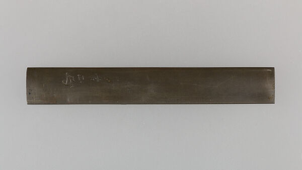 Knife Handle (Kozuka), Copper-silver alloy (shibuichi), gold, silver, Japanese