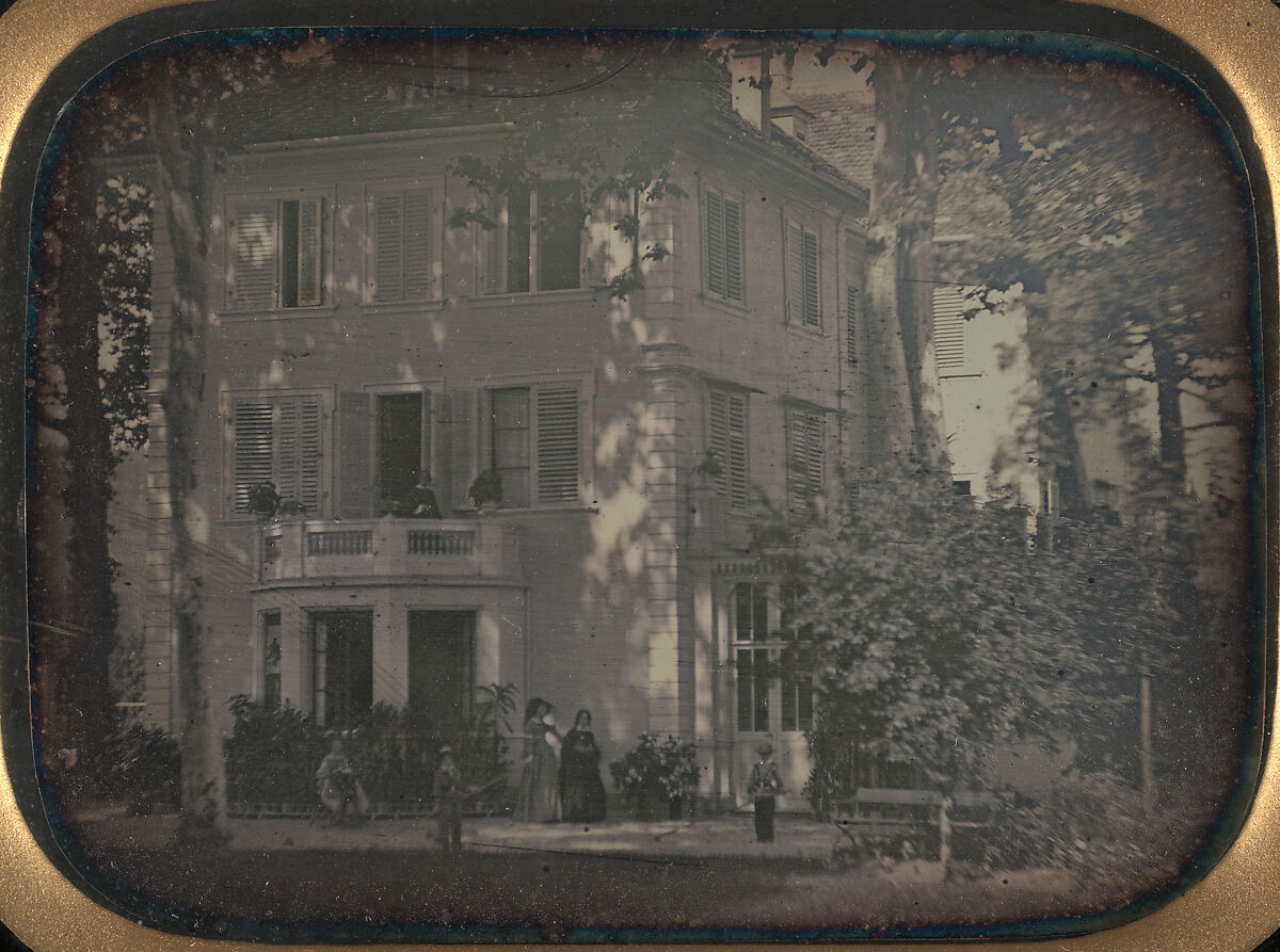 [House in Winterthur, Switzerland], Unknown, Daguerreotype