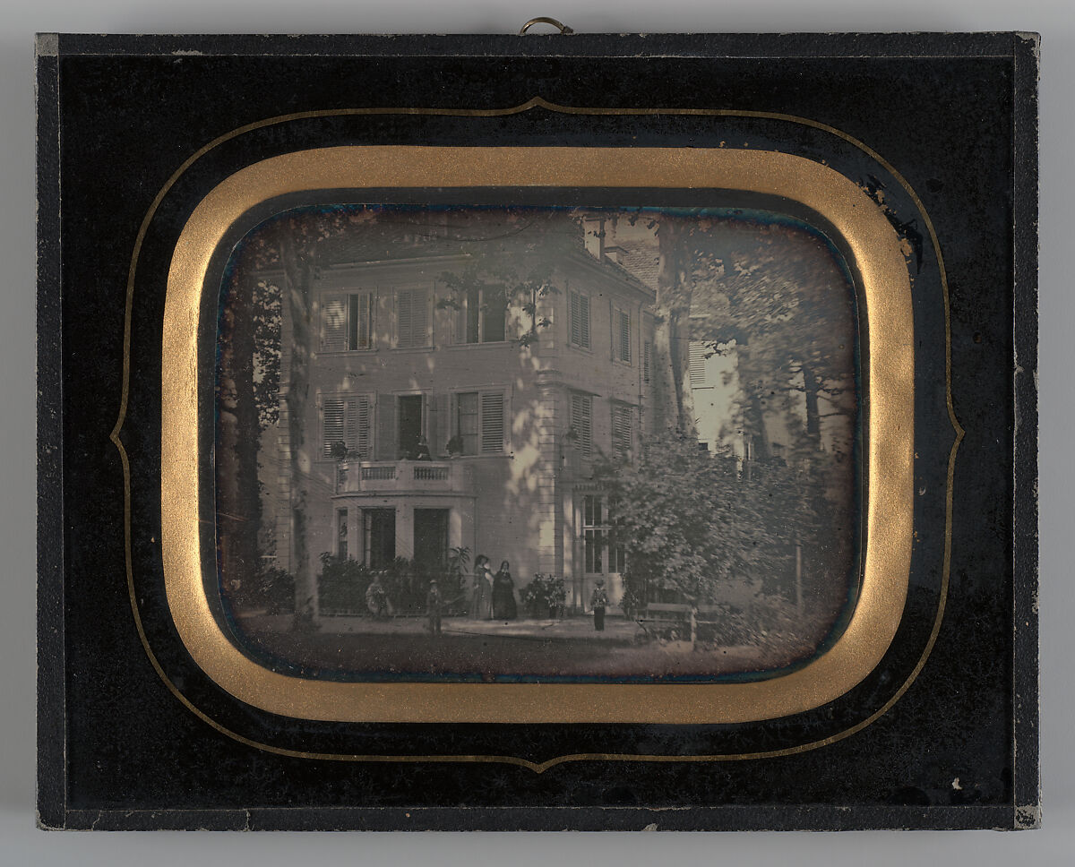 [House in Winterthur, Switzerland], Unknown, Daguerreotype 