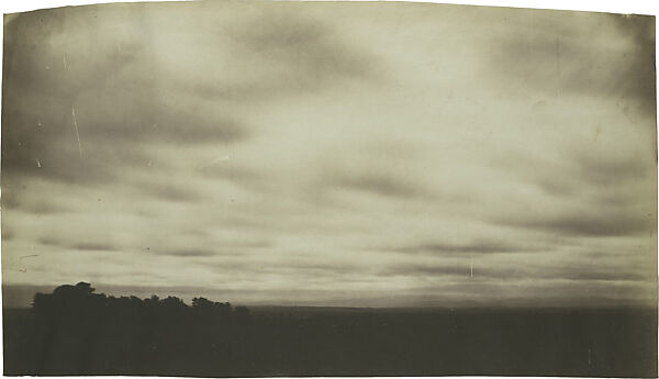 [Landscape with Clouds], Roger Fenton (British, 1819–1869), Salted paper print from glass negative 