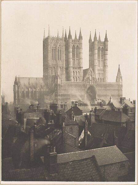 Lincoln Cathedral: From the Castle, Frederick H. Evans (British, London 1853–1943 London), Photogravure 