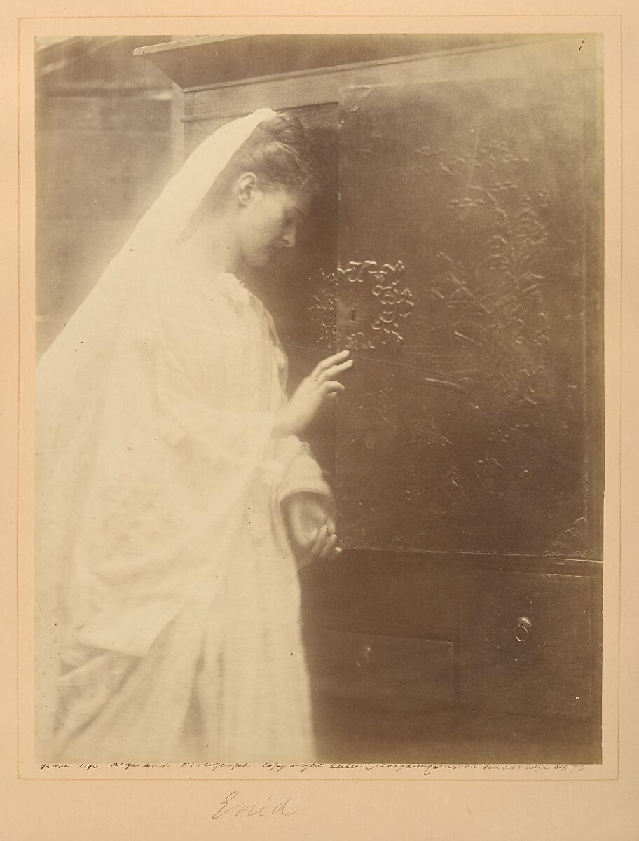Enid, Julia Margaret Cameron (British (born India), Calcutta 1815–1879 Kalutara, Ceylon), Albumen silver print from glass negative 