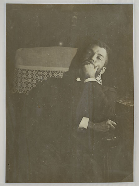 Daniel Halévy, Edgar Degas  French, Gelatin silver print from glass negative