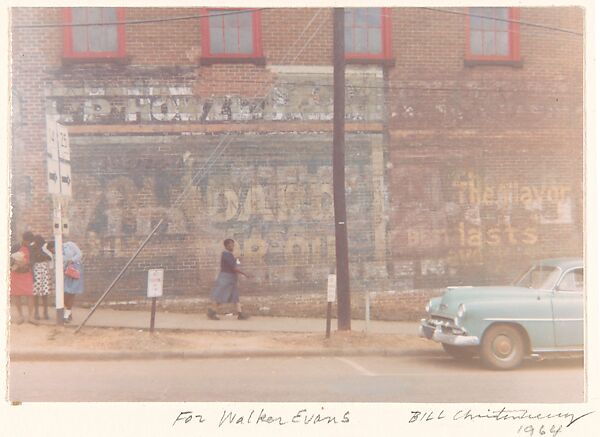 Wall, Marion, Alabama, William Christenberry (American, 1936–2016), Chromogenic print 