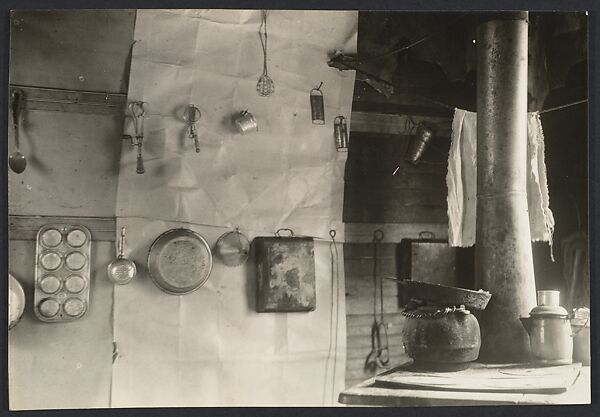 George Robinson's Kitchen in Vanetta, Nancy Naumburg (American), Gelatin silver print 