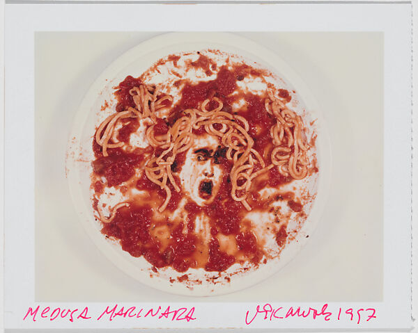 Medusa Marinara, Vik Muniz (Brazilian, born Sao Paulo, 1961), Instant dye diffusion transfer print (Polaroid) 
